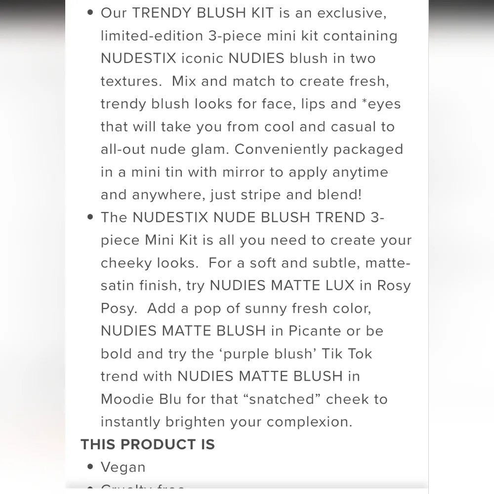 NUDESTIX‎ Trendy Blush Kit